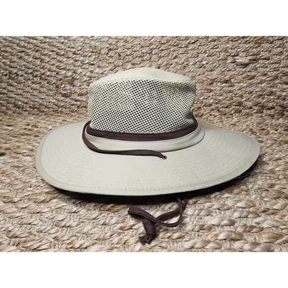 Swiss Tech Men's Explorer Safari Hat Size L/XL Adjustable Beige - Picture 1 of 8